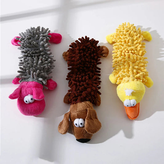 Durable Pet Plush Toys With Squeaker