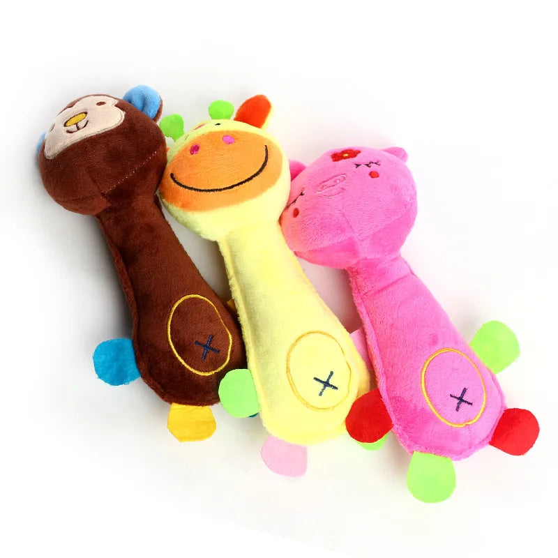 Durable Pet Plush Toys With Squeaker