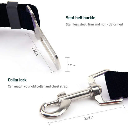 Adjustable Pet Safety Seat Belt