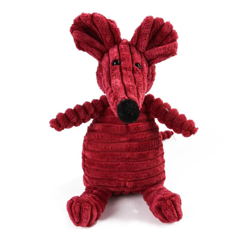 Plush Dog Toy Animals With Squeaker