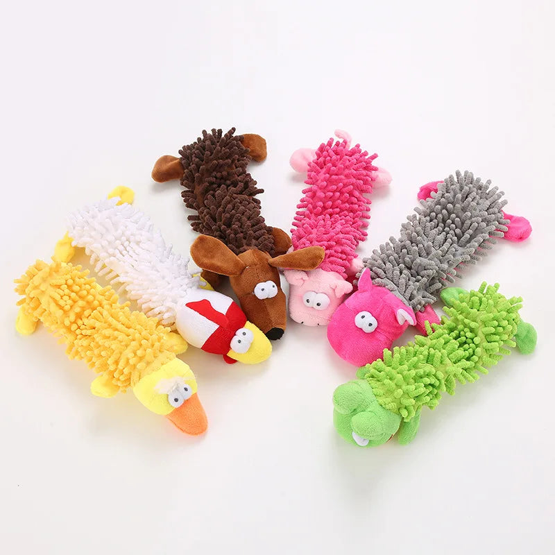 Durable Pet Plush Toys With Squeaker