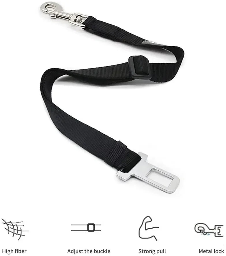 Adjustable Pet Safety Seat Belt