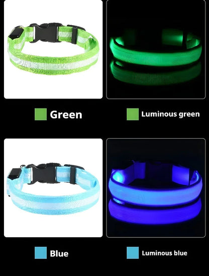 LED Dog Safety Flashing Collar
