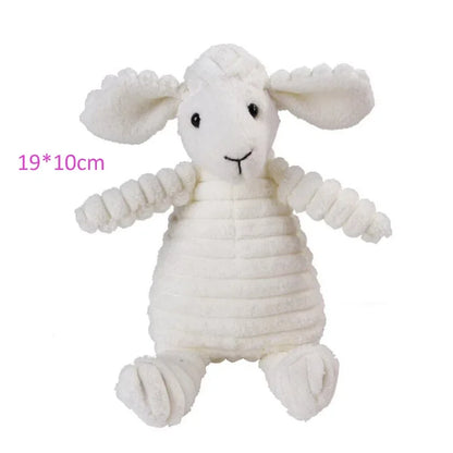 Plush Dog Toy Animals With Squeaker