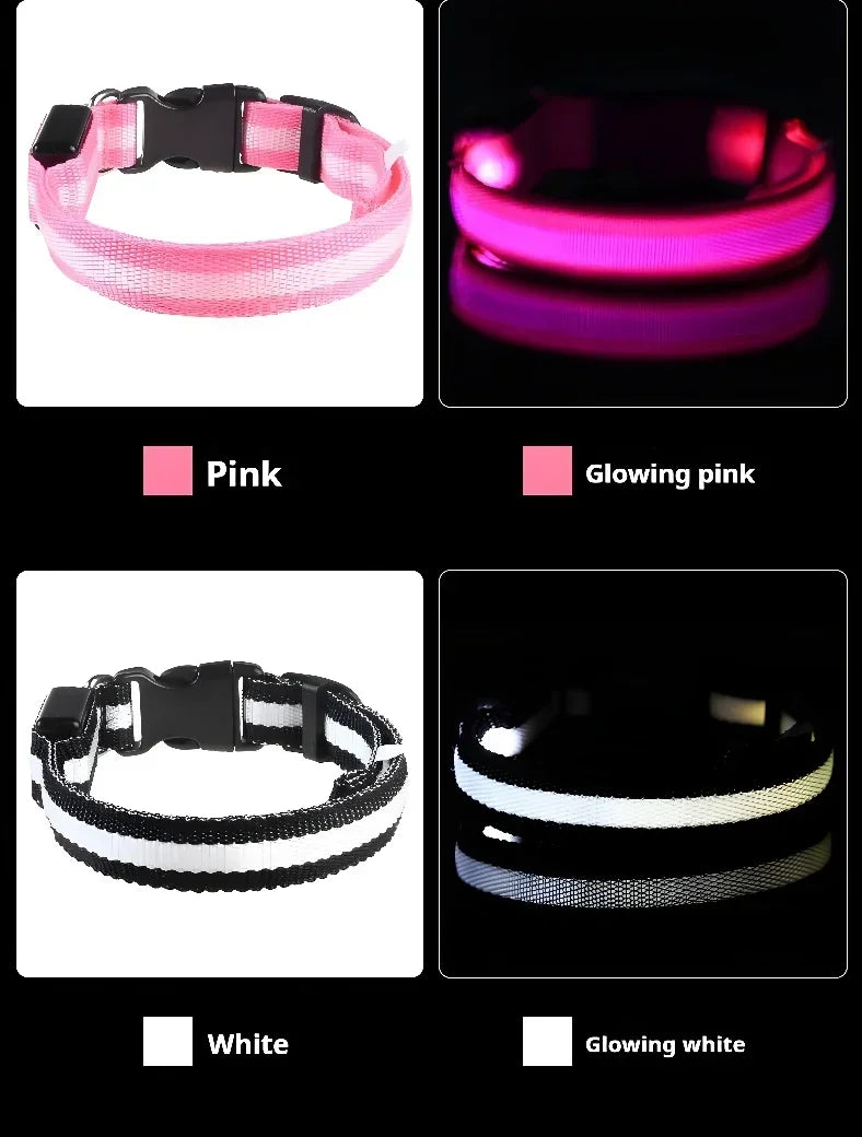 LED Dog Safety Flashing Collar